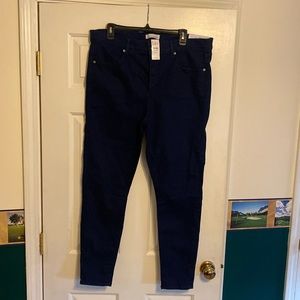 Loft NEW slim pockets leggings jeans size 33/16